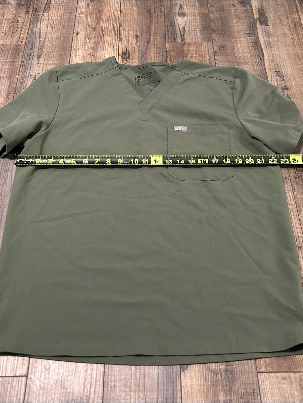 FIGS Scrub Set Mens L Top XXL Short Bottom Tansen Jogger Medical Uniform‎ Green